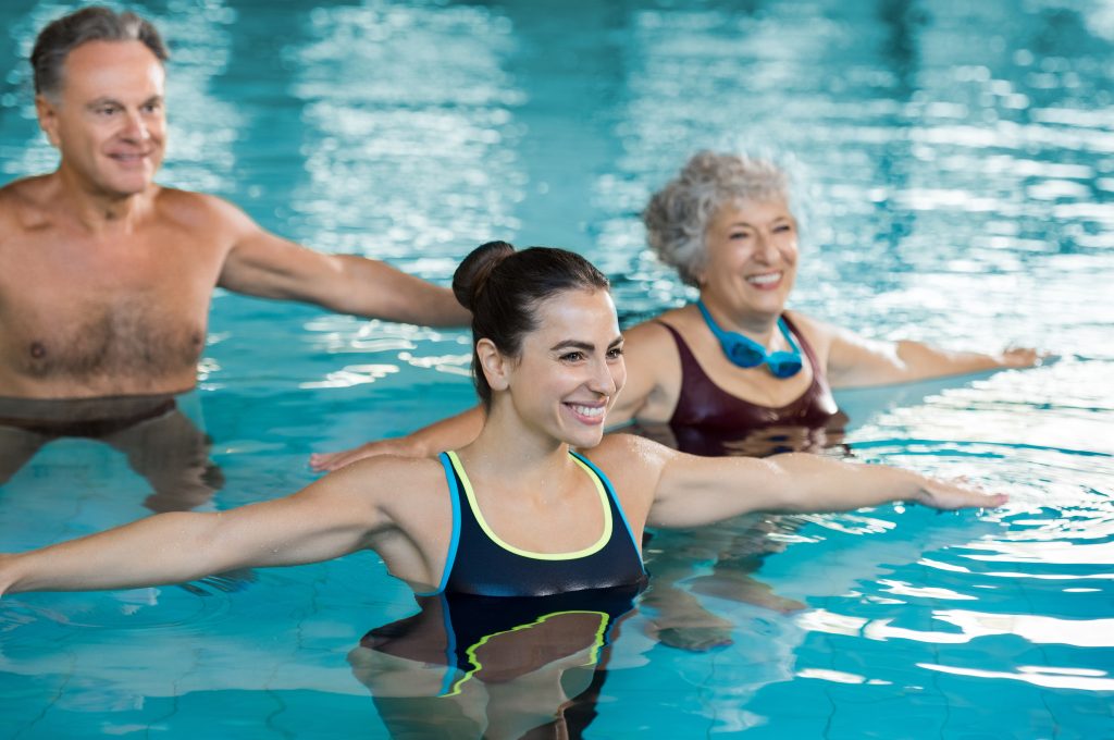 Pool exercise classes near me sale