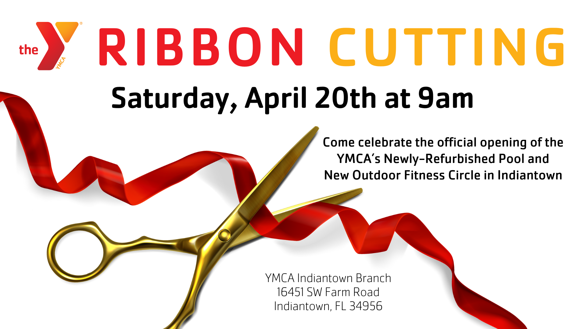 Indiantown Pool Ribbon Cutting - YMCA of the Treasure Coast